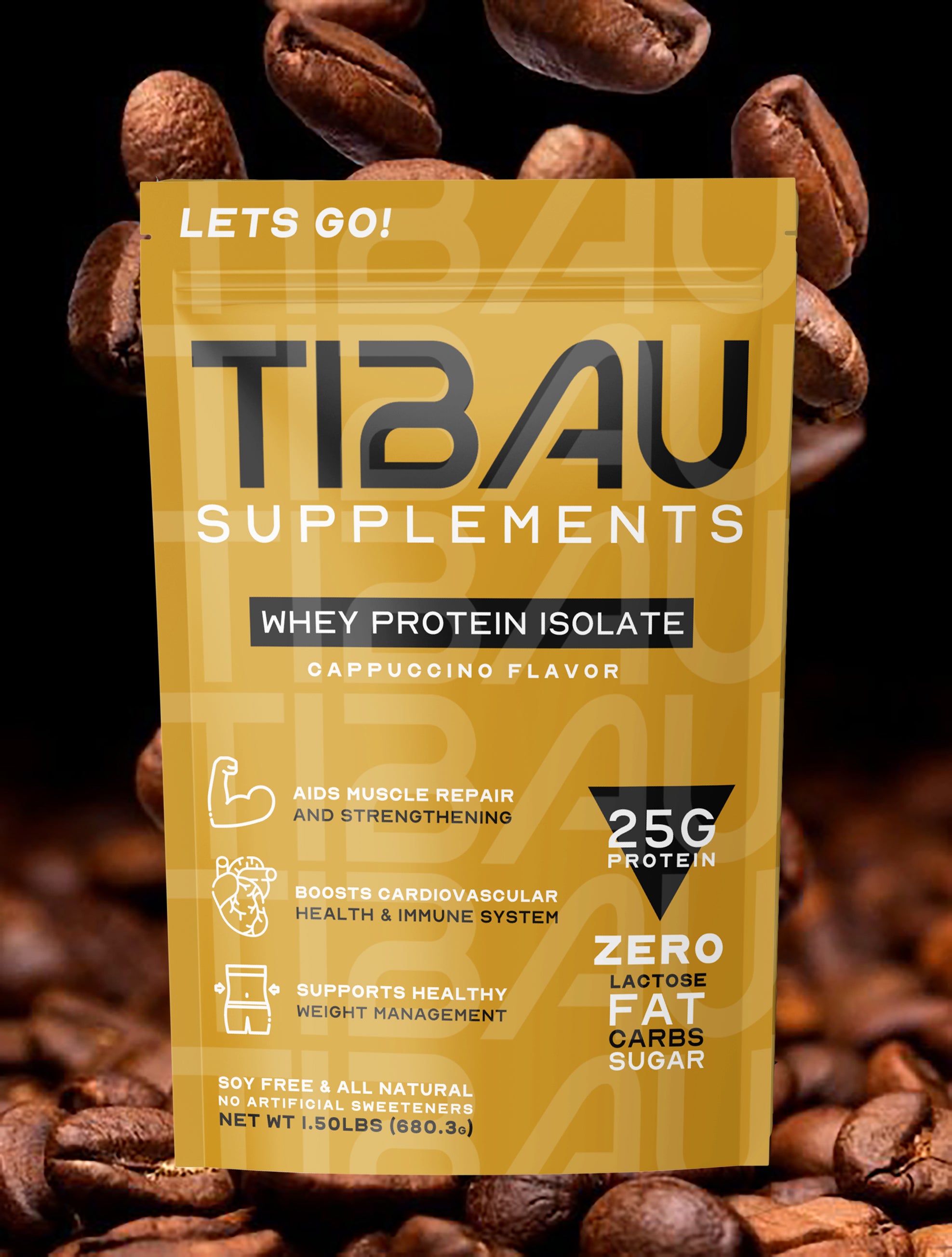 Tibau Whey Protein Isolate - Cappuccino